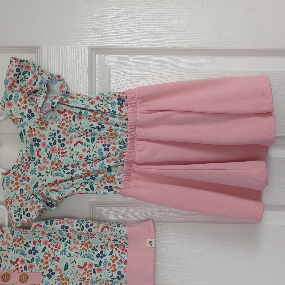 Little Road Co. Toddler Matching Dress & Sleeveless Hoodie 3Y - Picture 5 of 16